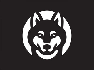 The dog simple icon. Vector ICON all icon Viktor