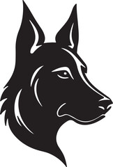 The dog simple icon. Vector ICON all icon Viktor