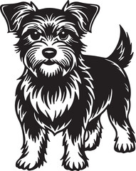 The dog simple icon. Vector ICON all icon Viktor