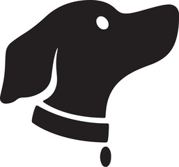 The dog simple icon. Vector ICON all icon Viktor