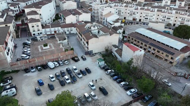 Priego de C&oacute;rdoba. Pueblo de Andaluc&iacute;a. Vista de Drone