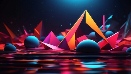 Vibrant Digital Abstraction background