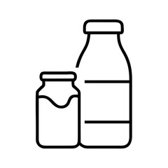 Milk bottle milk jar dairy product glass bottle liquid container food beverage fresh healthy diet drink