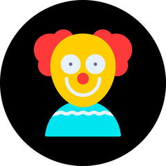 Clown icon vector illustration