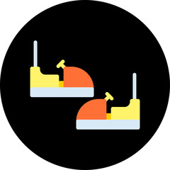 Cars Fighting icon vector illustration