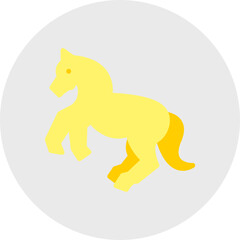 Horse Performing icon vector illustration