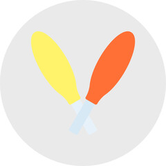 Sticks icon vector illustration