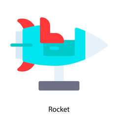 Rocket icon vector illustration