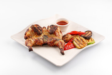 fresh and delicious steak with appetizer