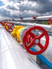Pipeline Valves Outdoor
