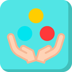 Ball Juggling icon vector illustration