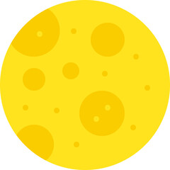 Full Moon icon vector illustration