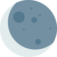 New Moon icon vector illustration
