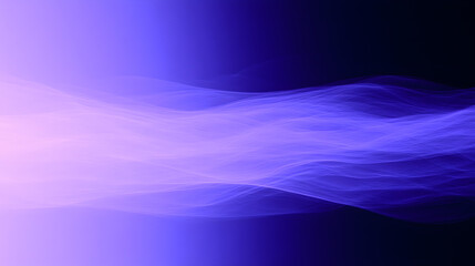 Obraz premium A mesmerizing wavy gradient of purple and blue hues creating a calming, abstract design
