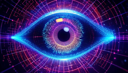 eye of fractal realms fo ai digital data