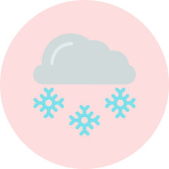 Snowy icon vector illustration