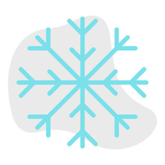 Snowflake icon vector illustration