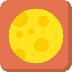 Full Moon icon vector illustration