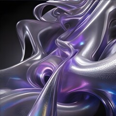 Soft Abstract Texture Background with Flowing Pastel Waves. Vibrant 3D Abstract Dreamscapes Background. Colorfull 3D Background.