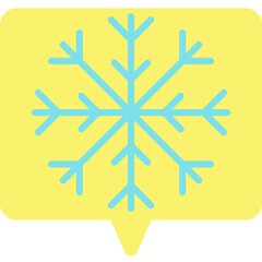 Snowflake icon vector illustration