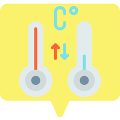Obraz premium Degrees icon vector illustration