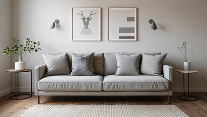A perfectly simple sofa that complements any minimalist living room