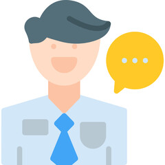 Consultant icon vector illustration