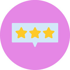 Review icon vector illustration