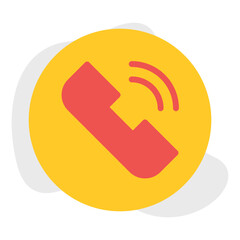 Phone Call icon vector illustration