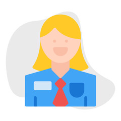 Employee icon vector illustration