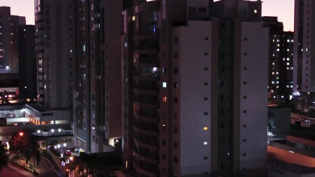 Aerial shots of the City of Aguas Claras, Bras&iacute;lia, Federal District, Brazil
