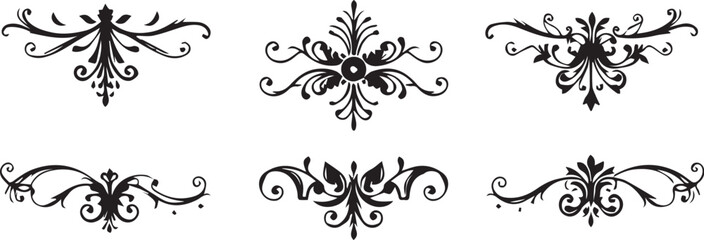 A set of elements, symbols, ornaments, mandalas. Hand drawn vector illustration