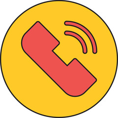 Phone Call icon vector illustration