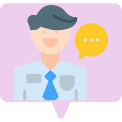 Consultant icon vector illustration