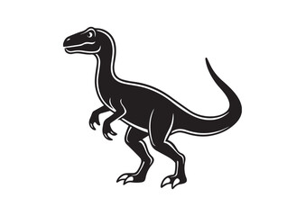 Obraz premium Dinosaur vector, Dinosaur Icon, silhouette Of A Dinosaur