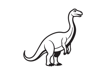 Dinosaur vector, Dinosaur Icon, silhouette Of A Dinosaur