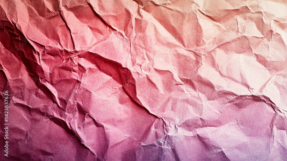 Leinwandbilder red gradient background image of crumpled paper showing texture