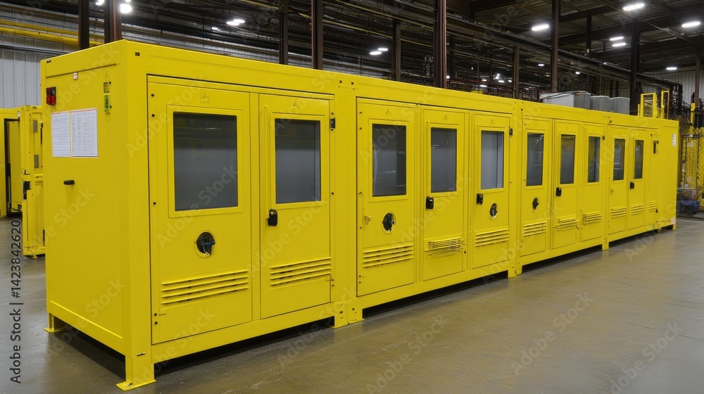 Poster modular automation units configured to adapt to multiple manufacturing applications