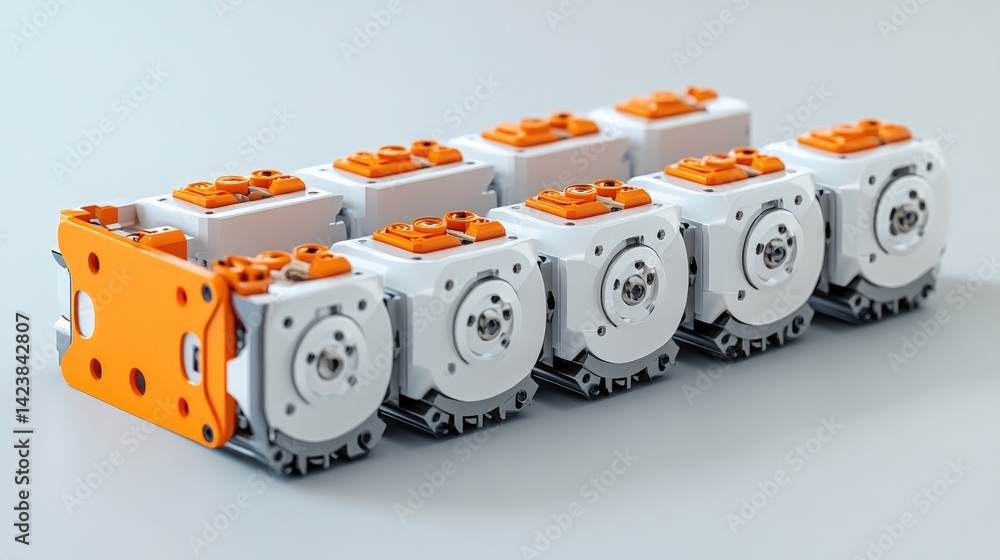 Poster modular automation units configured to adapt to multiple manufacturing applications