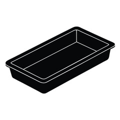 Isolated Parts Tray Organizer on White Background