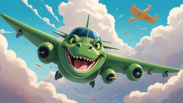 illustration of crocodilo bombordilo