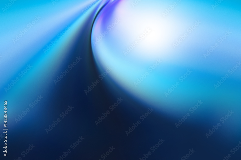 Aufkleber modern bright abstract gradient blue green background blurred colorful neon color flow trendy hologr