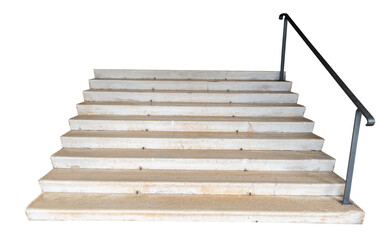 stone steps isolated