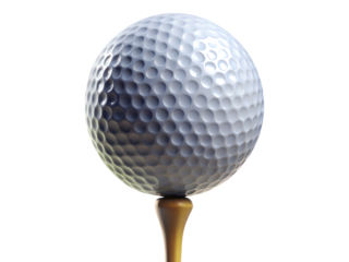 golf ball isolated on white