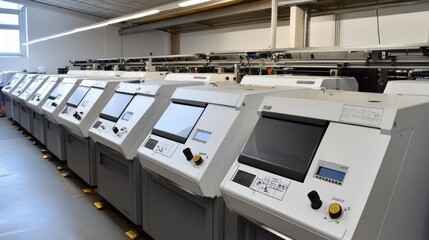 Production machines operating in perfect synchronization for efficient and automated manufacturing