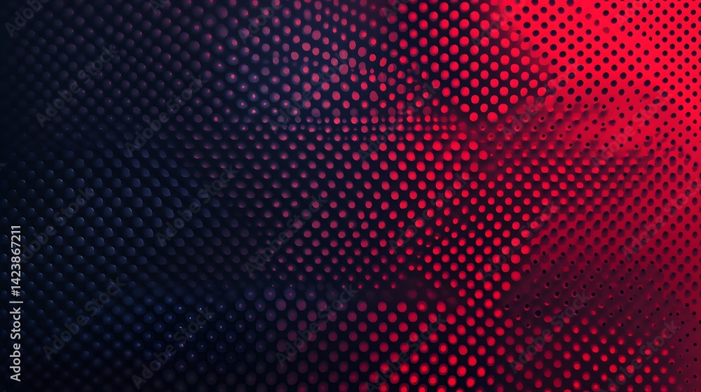 Aufkleber captivating abstract halftone gradient background with striking red-to-black transition