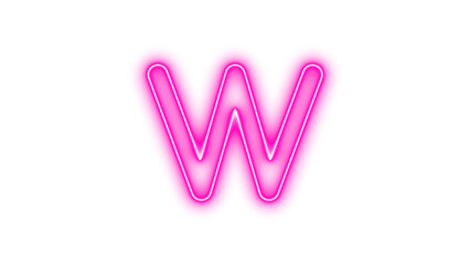 Neon wand magic icon pink  color glow with transparent background