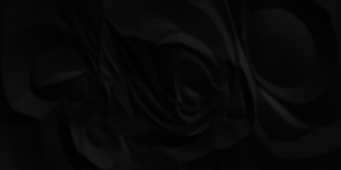 Black crumpled paper background texture pattern overlay. wrinkled high resolution arts craft and Seamless black crumpled paper.	
