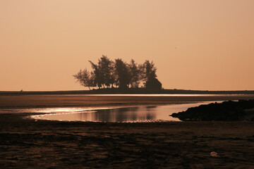Sunrise in the beach
