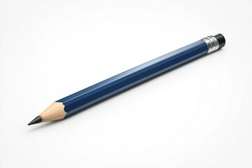 A sleek blue pencil with a sharp tip ideal for writing drawing and design projects